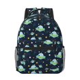 thumbnail image 1 of Goofa Galaxy With Ufo Pattern Comfortable Student Backpack - Ergonomic Design, Durable, Water-Resistant, Multi-Compartment,Travel, and Outdoor Activities, 1 of 5