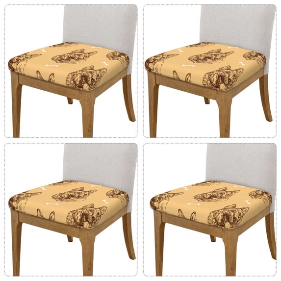Goofa German Shepherd Dog Printed Couch Cushion Covers,Soft and Durable Throw Pillow Case , Floral Sofa Magic Sofa Stretch Cushion Couch Covers Washable