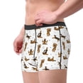 thumbnail image 1 of Goofa German Shepherd Dog Printed Men's Boxer Briefs Underwear, Moisture-Wicking Underwear, Trunk,Soft and Breathable Cotton Underwear-XX-Large, 1 of 9
