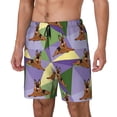 thumbnail image 1 of Goofa German Shepherd Dog Printed Men's Swim Trunks Board Shorts Quick Dry Mens Swimming Trunks with Compression Liner,Breathable Fit Hawaii Beach Shorts-X-Large, 1 of 9