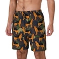 thumbnail image 1 of Goofa German Shepherd Dog Printed Men's Swim Trunks Board Shorts Quick Dry Mens Swimming Trunks with Compression Liner,Breathable Fit Hawaii Beach Shorts-X-Large, 1 of 9