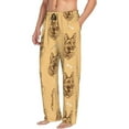 thumbnail image 1 of Goofa German Shepherd Dog Printed Soft Pajama Pants for Men, Wide Leg Comfy Casual Lounge Yoga Pants-Medium, 1 of 9