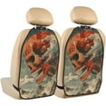 thumbnail image 1 of Goofa Gigantic Skull In Clouds Pattern Car Back Seat Protector for Kids (2 Pack) ,Anti-kick Storage Mat for Car Seats,Shields from Footprints, 1 of 6