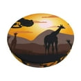 thumbnail image 1 of Goofa Giraffes Of The African Savannah Printed Stool Covers Round, Waterproof Round Bar Stool Covers Anti-Slip Round Bar Stool Seat Cover with Elastic Bands Durable-14 inch, 1 of 7