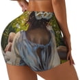 thumbnail image 1 of Goofa Girl In Field Of Daisies Printed Workout Shorts Women Seamless Scrunch Butt Lifting High Waisted Gym Booty Shorts Elastic Workout Shorts-Medium, 1 of 8