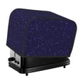 thumbnail image 1 of Goofa Glittering Purple Starfield Print Toaster Cover 2 Slice, Two Slice Bread Machine Cover Quilted Toaster Covers Bread Maker Cover Kitchen Appliance Cover, 1 of 7