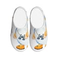thumbnail image 1 of Goofa Gnome Camping Fishing Print Womens Mens Cotton Lightweight House Slippers , Washable Home Slippers,Indoor Comfy Bedroom Cozy Slippers-46/47, 1 of 7
