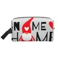 thumbnail image 1 of Goofa Gnome Home With A Cute Gnome Printed Toiletry Bag with Handle,Large Capacity Travel Makeup Cosmetic Bag for Women, Carry on Airport Airline Compliant Bag, 1 of 9