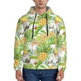 thumbnail image 1 of Goofa Gnome and Pineapple for Men's Hooded Sweatshirt - Lightweight Pullover Hoodie with Kangaroo Pocket, Perfect for Everyday Wear-4X-Large, 1 of 7