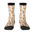 thumbnail image 1 of Goofa Gnomes Autumn Harvest Printed Men's Crew Socks, Soft Durable Breathable Moisture-Wicking with Odor Control Cotton socks, 1 of 9