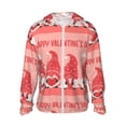thumbnail image 1 of Goofa Gnomes Hold The Letters LOVE Printed Women's UPF 50+ Sun Protection Hoodie Jacket Lightweight Long Sleeve Sun Shirt for Women with Pocket Hiking Outdoor-Small, 1 of 9