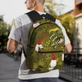 thumbnail image 1 of Goofa Gnomes Playing in the Garden Print Casual Backpack for Women Men,Waterproof High School Bookbag,Lightweight Travel Daypack,Classic College Backpack,Laptob Backpack, 1 of 6