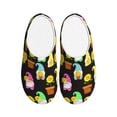 thumbnail image 1 of Goofa Gnomes With Sunflowers Print Womens Mens Cotton Lightweight House Slippers , Washable Home Slippers,Indoor Comfy Bedroom Cozy Slippers-46/47, 1 of 7