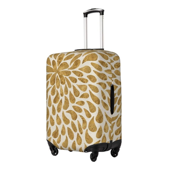 Goofa Gold Drops Pattern Luggage Covers For Suitcase,Suitcase Cover Protector Fit 18-32 Inch Luggage-Small