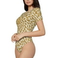 thumbnail image 1 of Goofa Gold Drops Printed Women Rash Guard Short Sleeve,Tummy control Swimsuit Surfing Swimsuit Bathing Suit One Piece Swimsuit UPF 50-Medium, 1 of 9