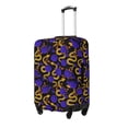 thumbnail image 1 of Goofa Golden Snake And Purple Rose Pattern Luggage Covers For Suitcase,Suitcase Cover Protector Fit 18-32 Inch Luggage-Large, 1 of 9