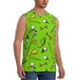 thumbnail image 1 of Goofa Golf Sport Club Printed Men's Sleeveless T-Shirt - Athletic Gym Workout Tank Top for Men - Moisture-Wicking, UPF 30+ Quick-Dry Muscle Tee-Small, 1 of 8