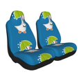 thumbnail image 1 of Goofa Goose Holding an Umbrella Printed Car Seat Covers, Automotive Seat Covers for Cars Trucks and SUVs, Quick Setup Universal Fit Elastic Seat Covers-1, 1 of 6