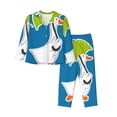 thumbnail image 1 of Goofa Goose Holding an Umbrella Printed Women’s 2 Piece Pajama Set Super,Pajamas Women's Long Sleeve Sleepwear Soft Button Down Loungewear Pjs Lounge Set Nightwear-XX-Large, 1 of 9