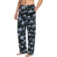 thumbnail image 1 of Goofa Gothic Skull Printed Soft Pajama Pants for Men, Wide Leg Comfy Casual Lounge Yoga Pants-XX-Large, 1 of 9