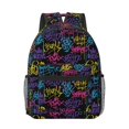 thumbnail image 1 of Goofa Graffiti Art Pattern Comfortable Student Backpack - Ergonomic Design, Durable, Water-Resistant, Multi-Compartment,Travel, and Outdoor Activities, 1 of 5