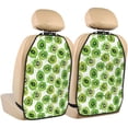 thumbnail image 1 of Goofa Green Kiwi Pattern Car Back Seat Protector for Kids (2 Pack) ,Anti-kick Storage Mat for Car Seats,Shields from Footprints, 1 of 6