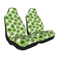 thumbnail image 1 of Goofa Green Kiwi Printed Car Seat Covers, Automotive Seat Covers for Cars Trucks and SUVs, Quick Setup Universal Fit Elastic Seat Covers-1, 1 of 6