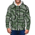 thumbnail image 1 of Goofa Green Snakeskin Pattern Mens Full-zip Hoodie, Zip-up Pullover Hooded Sweatshirt, Kangaroo Pocket Hoodie Ideal for Daily Wear, Travel, and Home-X-Large, 1 of 5