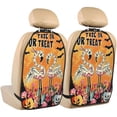 thumbnail image 1 of Goofa Halloween Flamingos Pattern Car Back Seat Protector for Kids (2 Pack) ,Anti-kick Storage Mat for Car Seats,Shields from Footprints, 1 of 6
