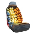 thumbnail image 1 of Goofa Halloween Fruit Platter Pattern Elastic Car Seat Cover - Stretchable Auto Seat Protector, Easy to Install and Clean for Cars, SUVs, Trucks, and Vans, 1 of 5
