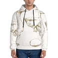 thumbnail image 1 of Goofa Hand Drawn Goose for Men's Hooded Sweatshirt - Lightweight Pullover Hoodie with Kangaroo Pocket, Perfect for Everyday Wear-Small, 1 of 7