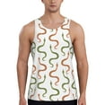 thumbnail image 1 of Goofa Hand Drawn Snake Pattern Men's Workout Tank Top Slim-Fit Tank Quick Dry Fit Muscle Tank Top Beach Tank Top Bodybuilding Sleeveless T Shirt-X-Large, 1 of 7