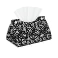thumbnail image 1 of Goofa Hand Drawn Snake Pattern Triangle Square Tissue Box Cover, Modern PVC Leathe Facial Paper Holder,Decorative Holder/Organizer for Bathroom Vanity Countertop, 1 of 9