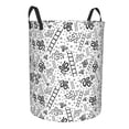 thumbnail image 1 of Goofa Hand Drawn Snake Printed Circular Hamper,Laundry Basket with Handles,Storage Baskets Foldable,Large Capacity Laundry Hamper-Medium, 1 of 8