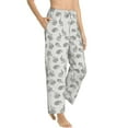 thumbnail image 1 of Goofa Hand Drawn Squirrel Printed Soft Pajama Pants for Women, Wide Leg Comfy Casual Lounge Yoga Pants-Large, 1 of 9