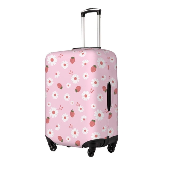 Goofa Hand Drawn Strawberry Pattern Luggage Covers For Suitcase,Suitcase Cover Protector Fit 18-32 Inch Luggage-Large