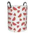 thumbnail image 1 of Goofa Hand Drawn Watermelon Printed Circular Hamper,Laundry Basket with Handles,Storage Baskets Foldable,Large Capacity Laundry Hamper-, 1 of 8