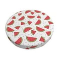 thumbnail image 1 of Goofa Hand Drawn Watermelon Printed Stool Covers Round, Waterproof Round Bar Stool Covers Anti-Slip Round Bar Stool Seat Cover with Elastic Bands Durable -12 inch, 1 of 7