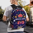 thumbnail image 1 of Goofa Happy Mardi Gras Print Casual Backpack for Women Men,Waterproof High School Bookbag,Lightweight Travel Daypack,Classic College Backpack,Laptob Backpack, 1 of 6