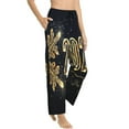 thumbnail image 1 of Goofa Happy New Year 2024 (5) Printed Soft Pajama Pants for Women, Wide Leg Comfy Casual Lounge Yoga Pants-Large, 1 of 9