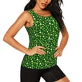thumbnail image 1 of Goofa Happy St. Patrick's day Printed Womens Workout Tops for Women Sleeveless Yoga Shirts Athletic Running Tank Tops Sleeveless Gym Clothes Workout Apparel-X-Large, 1 of 9