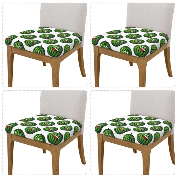 Goofa Happy Watermelon Printed Couch Cushion Covers,Soft and Durable Throw Pillow Case , Floral Sofa Magic Sofa Stretch Cushion Couch Covers Washable