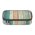 thumbnail image 1 of Goofa Hardwood Pattern Pencil Case, Multi- Slot Pencil Pouch, Portable Pencil Bag, Pen Case for& Office, 1 of 9