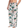thumbnail image 1 of Goofa Hawaii Palms Printed Soft Pajama Pants for Men, Wide Leg Comfy Casual Lounge Yoga Pants-Medium, 1 of 9