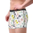 thumbnail image 1 of Goofa Hawaiian Coconut Tree Printed Men's Boxer Briefs Underwear, Moisture-Wicking Underwear, Trunk,Soft and Breathable Cotton Underwear-, 1 of 9