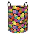 thumbnail image 1 of Goofa Hawaiian Style Printed Circular Hamper,Laundry Basket with Handles,Storage Baskets Foldable,Large Capacity Laundry Hamper-Small, 1 of 8