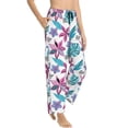 thumbnail image 1 of Goofa Hawaiian Style Printed Soft Pajama Pants for Women, Wide Leg Comfy Casual Lounge Yoga Pants-X-Large, 1 of 9