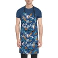 thumbnail image 1 of Goofa Hawaiian Style Printed Waterproof Apron 33" Chef Aprons for Men Heavy Duty Chemical Work Apron Adjustable Bib Apron, 1 of 9