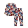 thumbnail image 1 of Goofa Hawaiian Style for 2-piece Loungewear Set Men’s Sleepwear Set Soft PJs Cozy loungewear Comfy Sleep Set Winter Pajamas-Small, 1 of 7