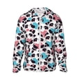 thumbnail image 1 of Goofa Heart Panda Printed Women's UPF 50+ Sun Protection Hoodie Jacket Lightweight Long Sleeve Sun Shirt for Women with Pocket Hiking Outdoor-3X-Large, 1 of 9